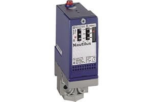 SCHNEIDER ELECTRIC Telemecanique OsiSense XM - Pressure Switch for Water, Air and Hydraulic Oil, 4 Bar, 1C/O, Fixed Scale 1 Threshold, XMLA004A2S11