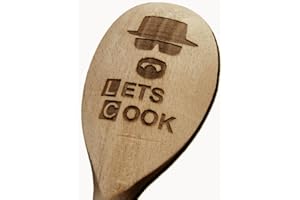 Walter Heisenberg Walt Wood - Cucchiaio in legno con incisione "Breaking Bad", idea regalo FASTGAME