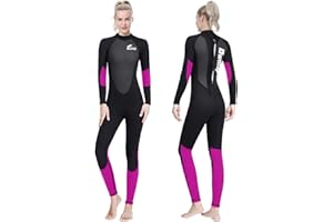 SUMMSHALL Muta in Neoprene da 3 mm, Originale Muta Uomo Donna per Snorkeling, Subacquea e Altri Sport in Acqua