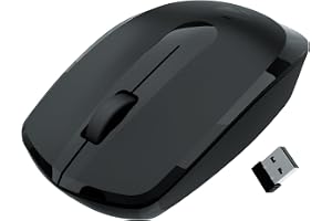 ZEBRONICS Wireless Mouse, 2.4GHz, 3200 DPI, 3 Buttons, Comfortable & Ergonomic, USB Nano Receiver, Power-Saving Mode, Works o
