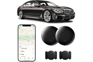 GENERIC TrackGo Pro Tag-Tracking Device, Find My Device Subscription-Free GPS Car Locator(Only iOS), Super Magnetic Case Real Time Tracker Tag Hidden Car Location Tracking Global Coverage(#2pcs)