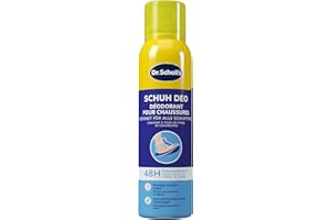 ‎DR. SCHOLL'S Scholl Fresh Step Geruchsstopp Schuhspray, mildes Fußdeo mit lang anhaltender Wirkung gegen unangenehme Gerüche, frische Schuhe, (1 x 150 ml)