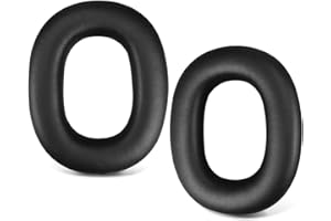 SINOWO Zamienne nauszniki do Bowers & Wilkins PX8/PX7 S2 bezprzewodowe słuchawki z redukcją szumów (nie pasują do PX7), poduszki na uszy z pianką z izolacją szumów, skóra owcza, czarne