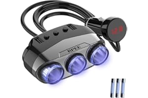 Eadidi Portable Car Heater, 12V 150W Portable Auto Electronic Heater Fan Fast Heating Defrost Defogger, Windshield Car Heater Fan Plug in Cigarette Lighter for Winter (Gray+Green)