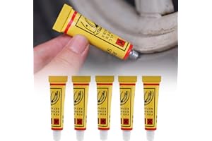 GENERIC Lot de 5 Colles de Réparation de Pneu de Vélo en Caoutchouc - Adhésif Fort pour Chambre à Air et Outils de Crevaison