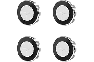 Chapeau de Moyeu 68mm, LERANXINE 4 Pièces Capuchons de Jante, 68mm Capuchons Centre Roue avec Logo Automatique, Remplacement des Enjoliveurs de Roue Utilisés pour Accessoires de Voiture