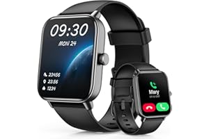 FITPOLO Smart Watch for Men Answer/Make call & Alexa Built-in, 1.8" Fitness Watch Women with 100+ Sport Modes & IP68 Waterproof, Fitness Tracker with Heart Rate Sleep Monitor, Step Counter for iOS Android