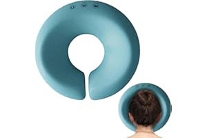 EudoER Massagekissen, Gesicht mit Gläsern unten, Kopfstütze für Massagetisch, Massagetisch, Gesichtskissen mit Loch, Massagekissen für Massageliege