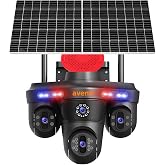 AV-S439 3 Lens 3PTZ G&uuml;neş Enerjili Solar 4G Sim Kartlı Kamera