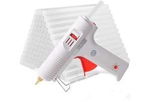 MCHODARE Pistola per colla a caldo,110W Riscaldatore professionale a temperatura costante regolabile Pistola,Parkside a Batteria Strumento di Riparazione Artigianale. (EU Plug)