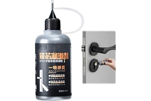 LALULUTEK Lock Core Lubrication Powder - Graphite-based for Smooth Operations. Ideal for Lock Tongue, Doors & Window Tracks. Eliminates Noise & Lubricates Locks Cores