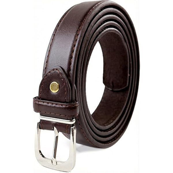 D555 Duke Men's Joseph Big Tall Leather Belt - Black, 3.5cm Wide, Metal Tip & Buckle - View #7