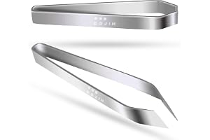 3 Pezzi Pinze Cucina Professionali, Barbecue Pinzette da Cucina Curve, Pinzett in Acciaio Inox, Pinze da Cucina Inox Dritto, Acciaio Inossidabile Pinze Chef per Spaghetti, Barbecue, Salad, 21/24/28cm