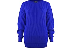 Pretty Attitude Oversized New Ladies Womens Chunky Baggy Jumper Knitted Sweater Thick Top