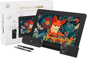 XP-PEN XPPen Artist Ultra 16 Tablette Graphique Ecran Tactile OLED 4K, Tablette Graphique Dessin Professionnelle Écran Multi-touch16 Pouces, Particulièrement Utile pour Les Artistes et Les Designers.