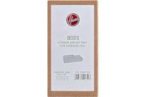 Hoover 35601729 Batteria Ricaricabile Per Freedom 2 In 1, 22.2 V, 1500 Mah, Plastica, Nero