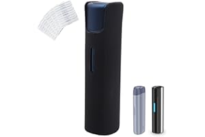 UPSHELL - Cover Compatibile con IQOS Lil SOLID 2.0 LIL SOLID EZ in Silicone con 10 Bastoncini per Pulizia, Custodia Porta Sigaretta Elettronica di Qualità, Accessori per Sigarette Elettroniche (Nero)