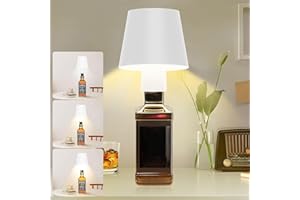 Shengruili LED Akku Tischlampe Aufladbar,LED Akku Tischleuchte Dimmbare Flaschenlampe,Touch Dimmbar RGB Farben,Outdoor Indoor Akku Tischlampe LED,für Outdoor,Bar,Restaurant Tisch Deko