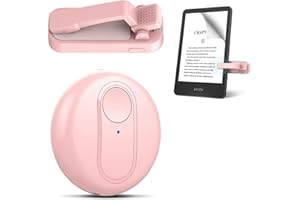 LIONBOSS RF Fernbedienung Seitenwenden für Kindle Paperwhite, Kobo, iPad, Android Tablets, Drahtlose Blätterhilfe zum Lesen von Videoaufzeichnung Büchern & Comics (Rosa)