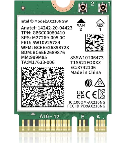 Scheda Di Rete Intel 9260NGW M.2 - Wi-Fi Dual Band Per PC - Foto 4