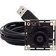 Svpro 4K USB Camera Module,110 Degree Wide Angle without Distortion,IMX415 Sensor Small Webcam Board for Industrial and Machine Vision,Raspberry Pi Camera for Computers