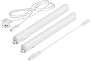 Parlat LED Under-Cabinet Lights Rigel, Each 31.3cm, 40cm Cable, Each 397lm, Warm-White, Set of 2, BS