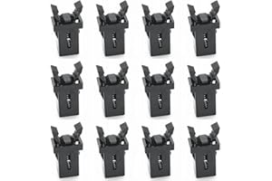 JZK 12 piezas de repuesto para tapa de cubo táctil compatible con Brabantia Bin, reparación de bloqueo de papelera, clips de tapa táctil de papelera, cierre de cubo de repuesto