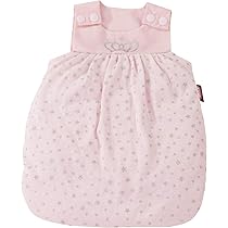 Götz 2487030 Mini Muffin Urban Stripes Doll - 22 cm grote babypop, geschilderde bruine ogen, geen haar - pop met zacht lichaam in 3-delige set - vanaf 18 maanden