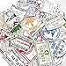 Produktbild Zxdcd 60Pcs / Lot Retro- Reisende Bordkarte-Flugtickets Kofferaufkleber Für Laptop-Beutel-Fahrrad-Telefon-Kühlen Aufkleber