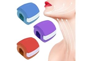 Aswewamt 3 Pcs Jaw Exerciser Jawline Shaper Neck Trainer Jawline Exerciser Chew Double Chin Reducer Neck Trainer for Woman Men
