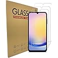 Al-HuTrusHi Screen Protector compatible with Samsung Galaxy A15 / A25 Tempered Glass [HD Full Coverage][Easy Installation][Scratch Resistant][9H Hardness]Protective Film [3 pack]