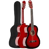 Midex CG-270RD Kırmızı Renk Klasik Gitar 4/4 Yetişkin Boy Sap Ayarlı Full Set