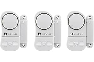 NRS Healthcare ELRO Door and Window Juego de Alarma magnética para Puertas y Ventanas, 3 Unidades, Plástico