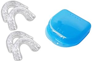 Whiter Smile Labs Teeth Whitening Trays - BPA Free, Thin Moldable Mouth Tray Fits Perfectly to Each Tooth - 4 Trays