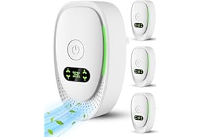 KSLDNZMA 4 Pack Air Purifier Plug In, Negative Air Ionizer for Home Use,Mini Filterless Mobile Air Cleaner with Green Light for Odor,Smoke Dust,Pets,Quiet Operation Air Freshener for Home,Office,Cat Bed