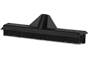 TYROLER BRIGHT TOOLS Tyroler 2 in 1 Testa Scopa & Raschietto Solo la testa | 33cm | 100% Gomma Naturale | Ideale per Peli di Animali e Umani, Interno, Esterno, Tappeti, Pavimenti, Deck | Resistente all'Acqua e Lavabile