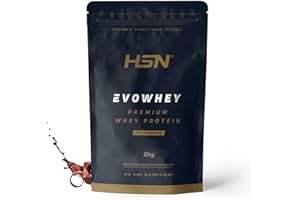 HSN Evowhey Protein | Chocolate 2Kg = 67 Tomas por Envase Concentrado de Proteína de Suero | 100% Whey Protein Concentrate (WPC) | No-GMO, Vegetariano, Sin Gluten ni Soja