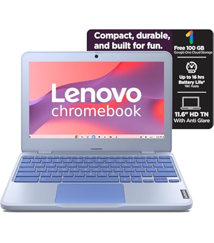 Lenovo 3i Chromebook Laptop - 15.6 Inch Full HD Laptop - 8GB