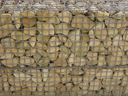 Preisvergleich Produktbild 6057 - Vollmer H0 - Mauerplatte Gabionen