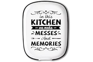 ANATTASOUL Reposa Cucharas Cocina Ceramica,Soporte Utensilios Cocina para Cucharas de Cafe Vintage Pequeño,Porcelana Soporte de Cuchara Base de Cerámica Paletas