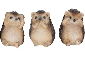 Nemesis Now Three Wise Hedgehogs Figurine 9cm Brown