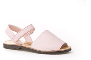 Angelitos Sandalias Menorquinas Infantiles Rojo Unisex, mod.202. Calzado infantil Made in Spain, Garantia de calidad.