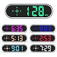 KOWVOWZ GPS HUD Speedometers, LED Display Clock, Overspeed Alarm Digital Speedometer for Cars Trucks USB Cable Plug & Play (7 Color)