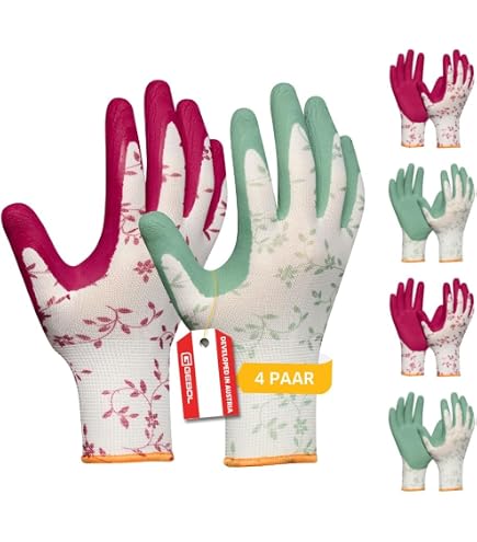 EDEKA Garten Profi Arbeits Handschuhe Gr L 9 Blau Grau Nitril rutschfest latexfrei (sortiert) bei Günstiger Preis