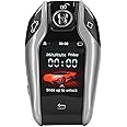 jerss Smart Remote Car Key, LCD Touch Screen Keyless Entry Smart Key Universal for All Start Stop Engine Button Models Car, Anti Theft Vehicle Car Remote Control Key (Silver)