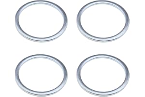 ECSiNG 4 x 2 mm Junta de arandela Compatible con Bafang BBS01 BBS02 BBSHD Motor de manivela de Entrenamiento Medio para Ajustar la Longitud del Soporte Interior de Color Plateado