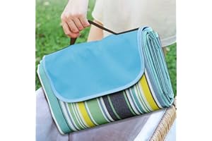 HIDEWALKER Coperta Picnic Impermeabile 150 x 200 cm Stuoia Mare Imbottita Pieghevole Portatile Stuoia Spiaggia Telo Picnic per Utdoor Giardino Campeggio