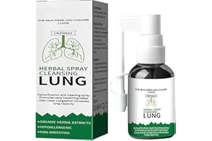 KAYZON Herbal Spray Cleansing Lung - Respinature Herbal Lung Cleanse Mist, Lung Exerciser for Healthier and Cleaner Lungs, Powerful Lung Support, Natural Respiratory Cleanse & Breathe Spray - 20ml (1PCS)