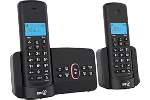 BT Home Phone with Nuisance Call Blocking and Answer Machine (Twin Handset Pack)