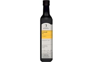 ‎DR. JOHANNA BUDWIG Dr. Budwig® Leinöl Bio kaltgepresst (1x 500ml) - Omega 3 hochdosiert aus Leinsamen Bio, ungefiltert aus 100% nachhaltigem Anbau - Leinsamenöl Omega 3 vegan flüssig, Omega 3 Öl für Kinder